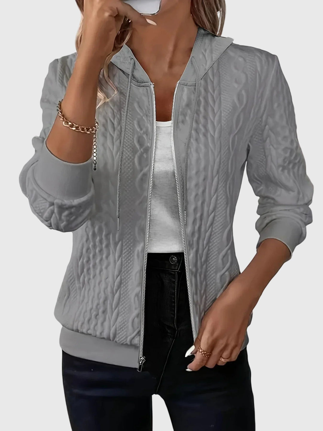 Eloisa | Hoodie with zipper