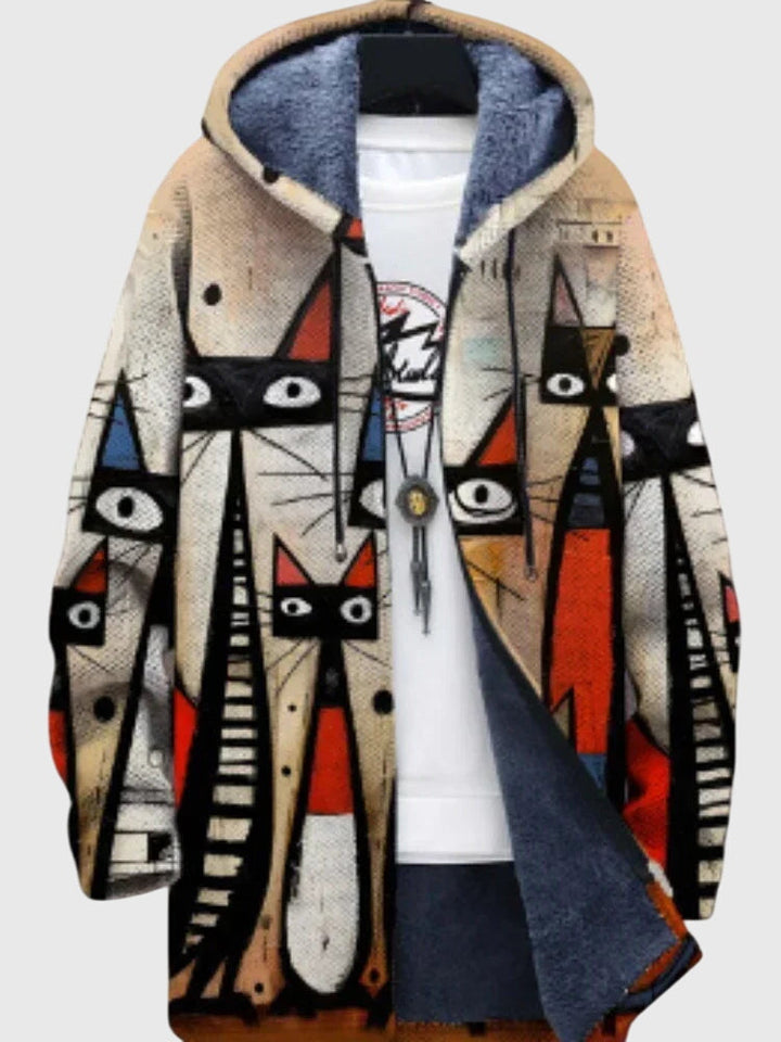Trinity | Jacket with artistic print