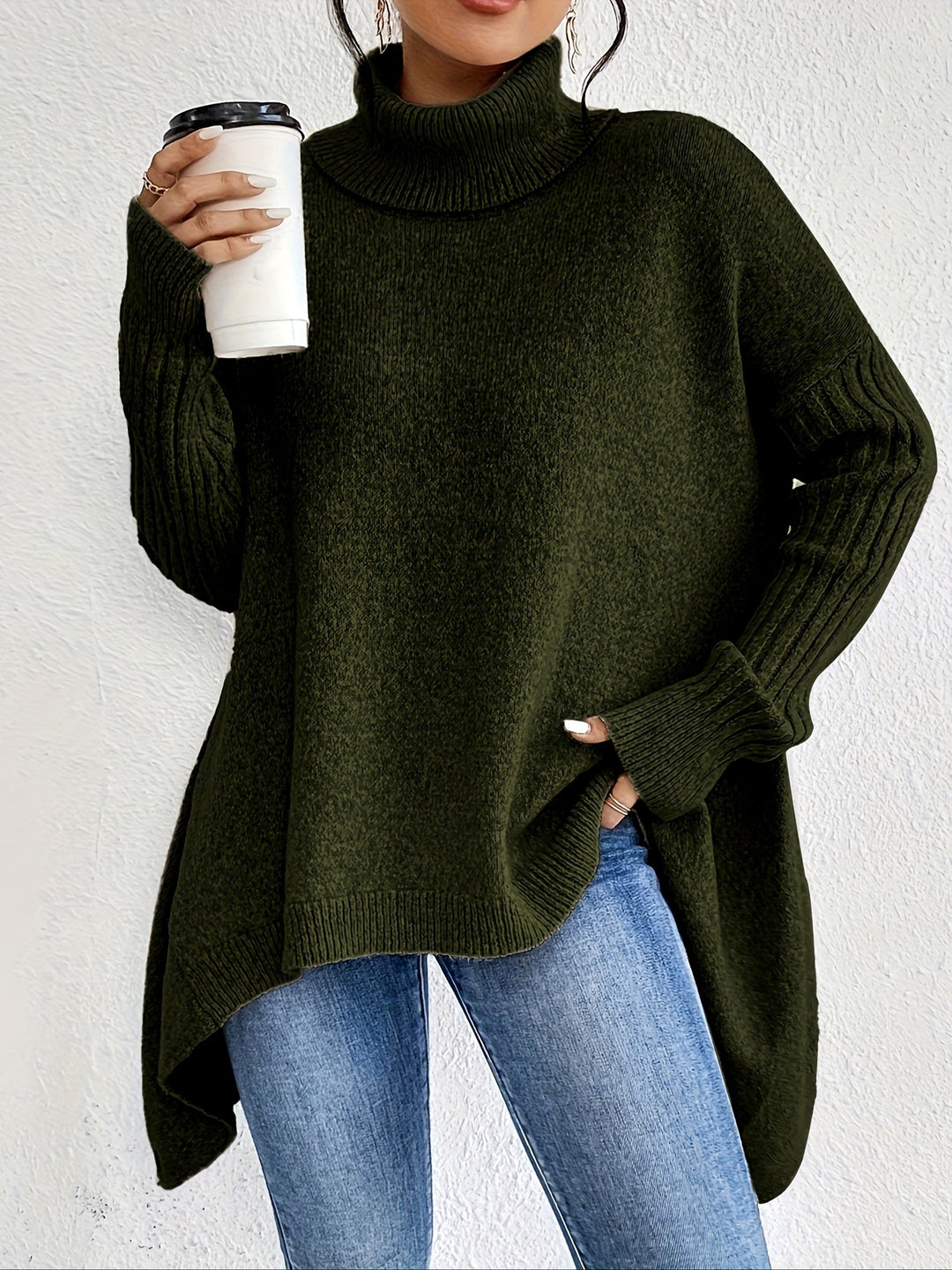 Azalea | Oversized Turtleneck Sweater