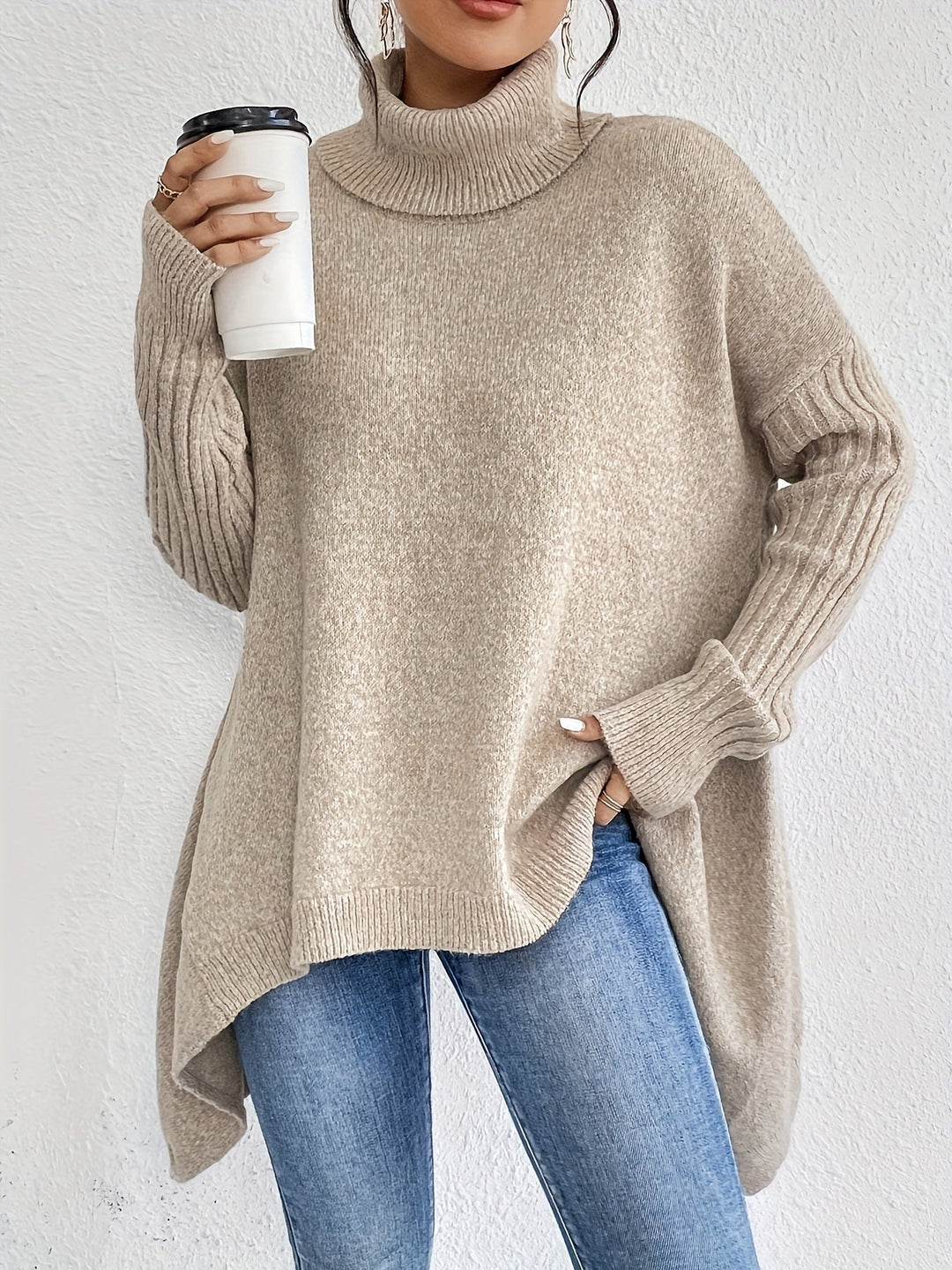Azalea | Oversized Turtleneck Sweater