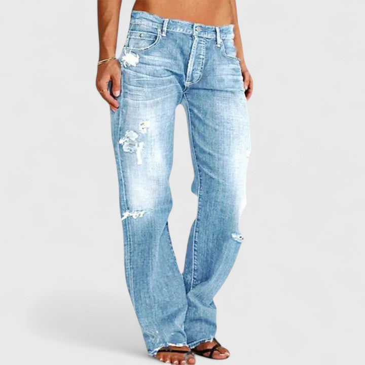 KENDALL – RELAXED DISTRESSED JEANS