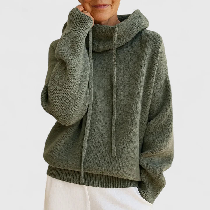 Brenna | Cozy Knit Hoodie
