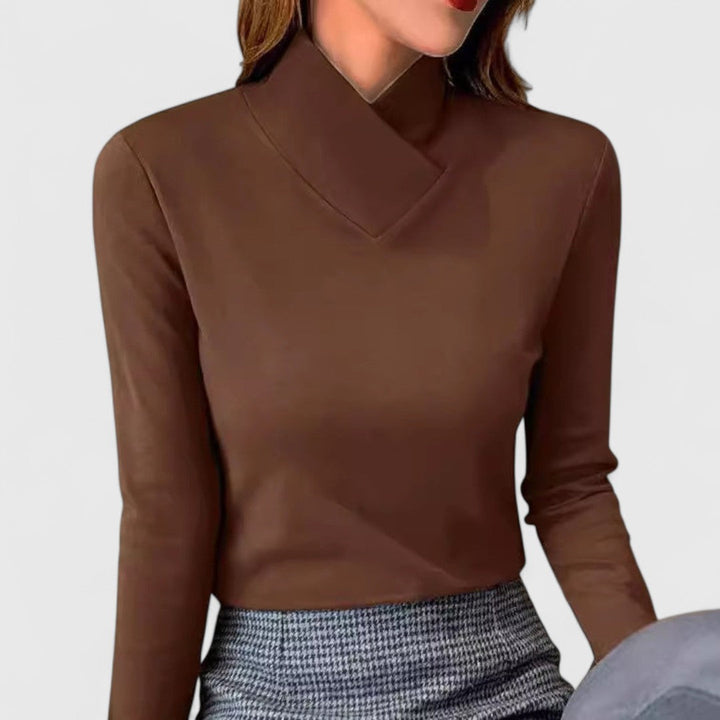 Neela | Elegant High-Neck Sweater