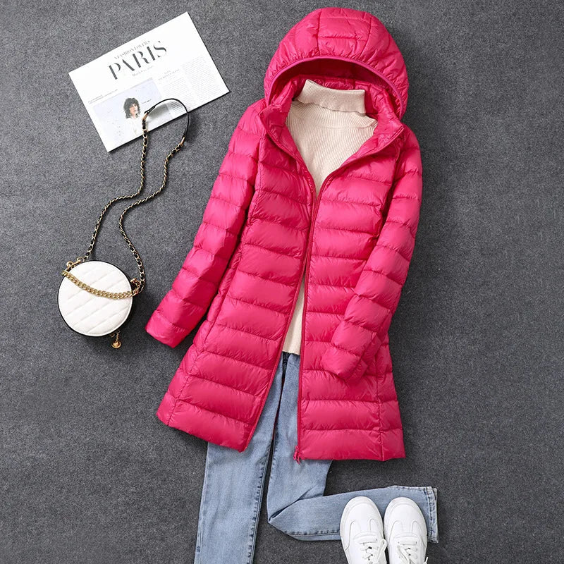 Alma - Detachable Puffer Jackets with Hood