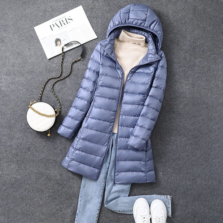 Alma - Detachable Puffer Jackets with Hood