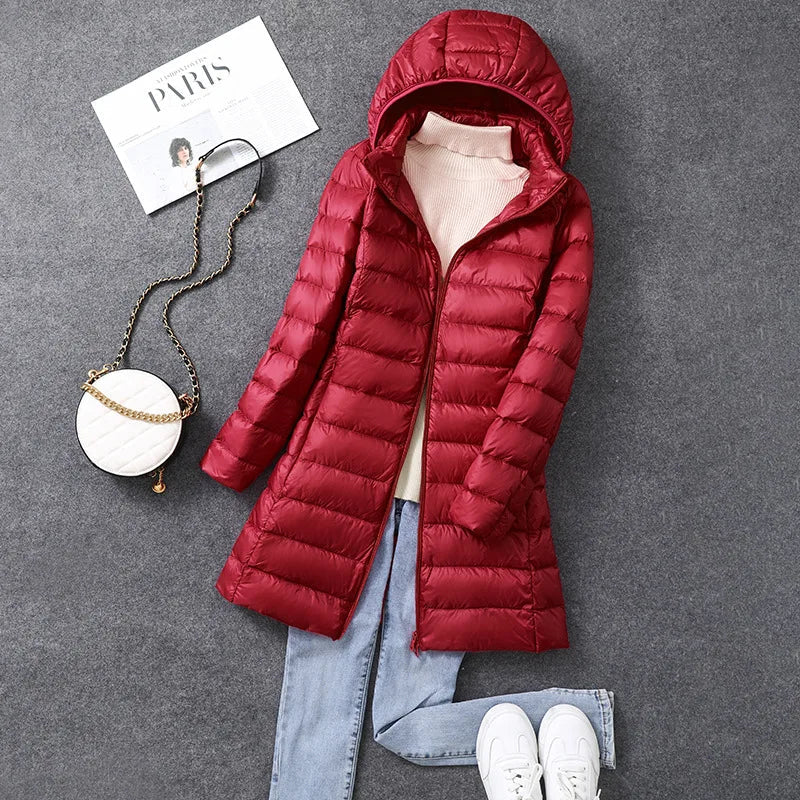 Alma - Detachable Puffer Jackets with Hood