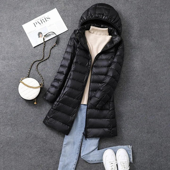 Alma - Detachable Puffer Jackets with Hood