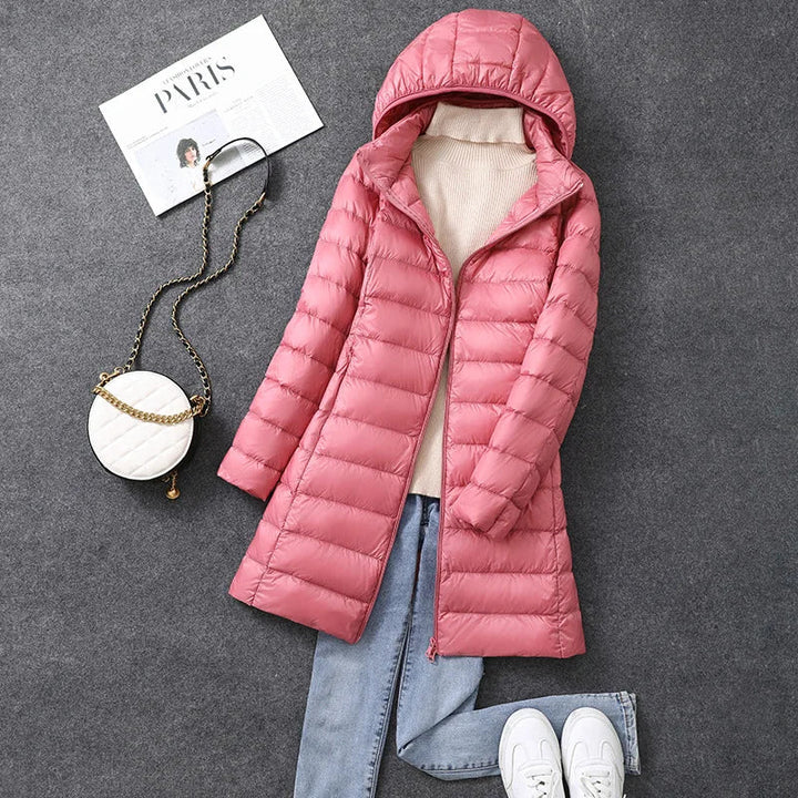 Alma - Detachable Puffer Jackets with Hood
