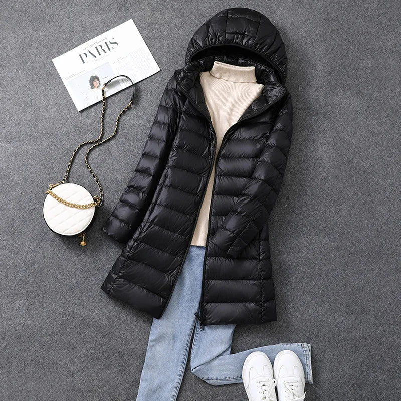Alma - Detachable Puffer Jackets with Hood