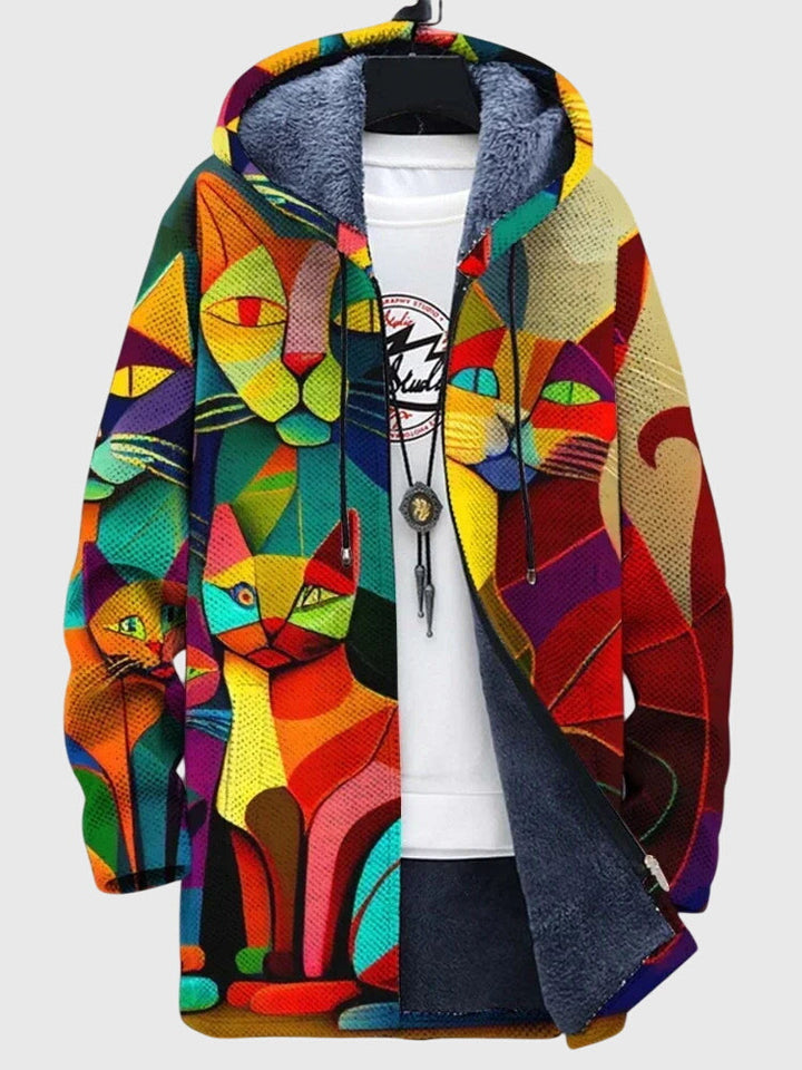 Trinity | Jacket with artistic print
