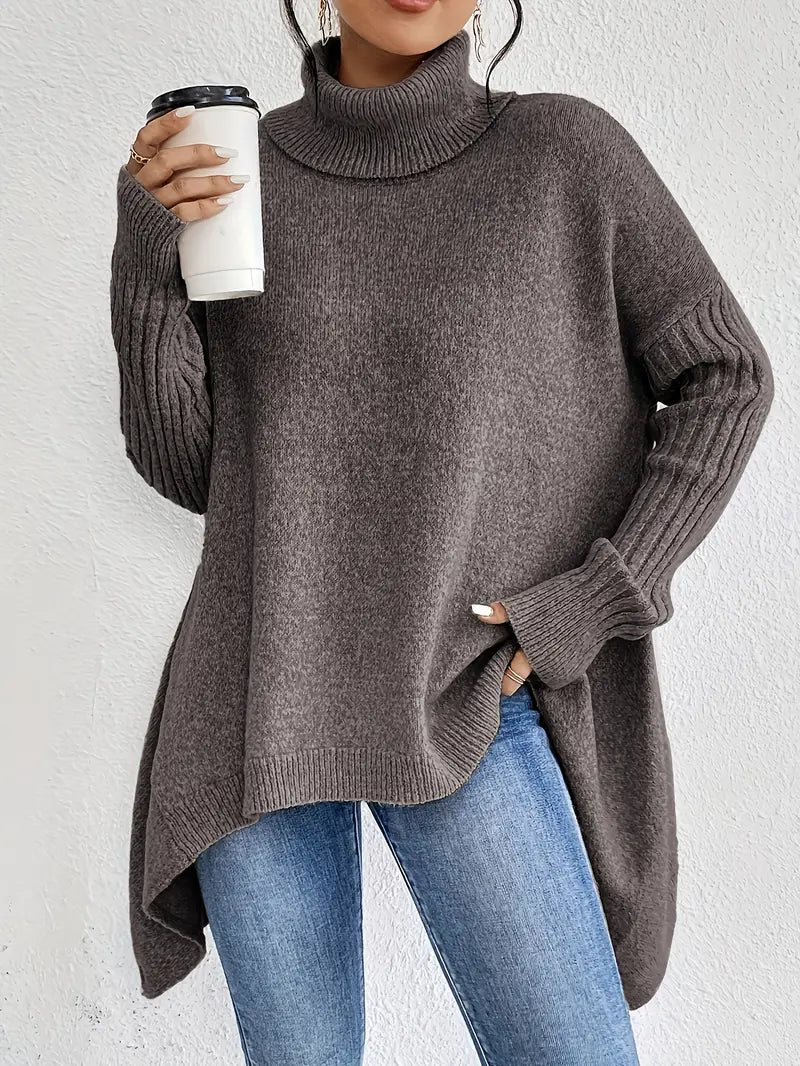 BRIGITTE – LONG TURTLENECK SWEATER